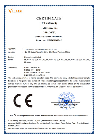 Certificate Of Conformity Emc Directive 1
