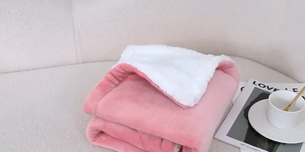 Pink Electric Throw Blanket