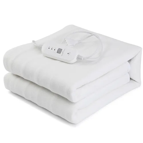 White Polyester Electric Under Blanket