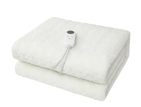 Sherpa+Polyester Electric Under Blanket