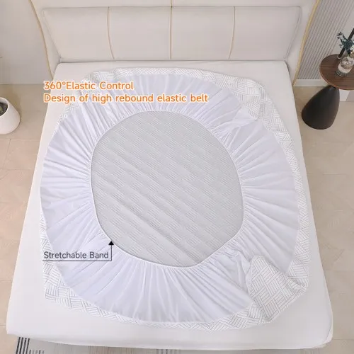 Lattice Serues Ice Silk Bed Cover