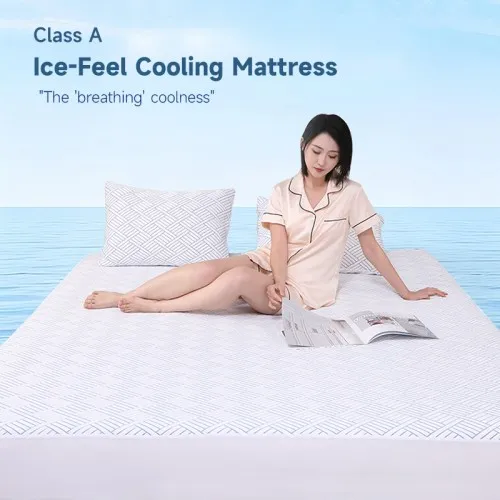 Lattice Serues Ice Silk Bed Cover