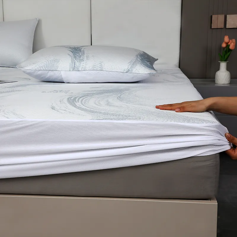 Pattern Collection Ice Silk Mattress Cover