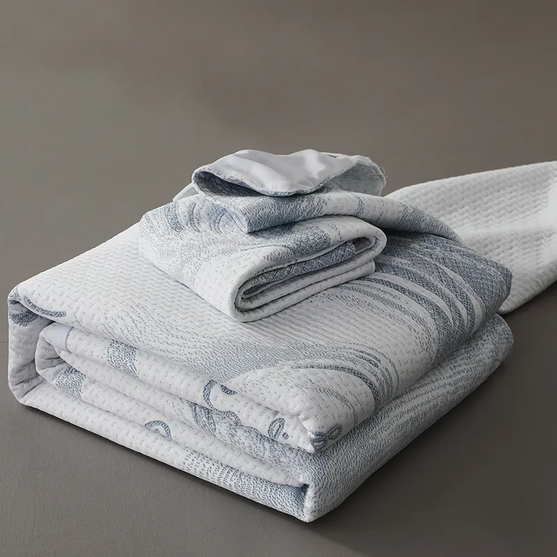 Pattern Collection Ice Silk Mattress Cover