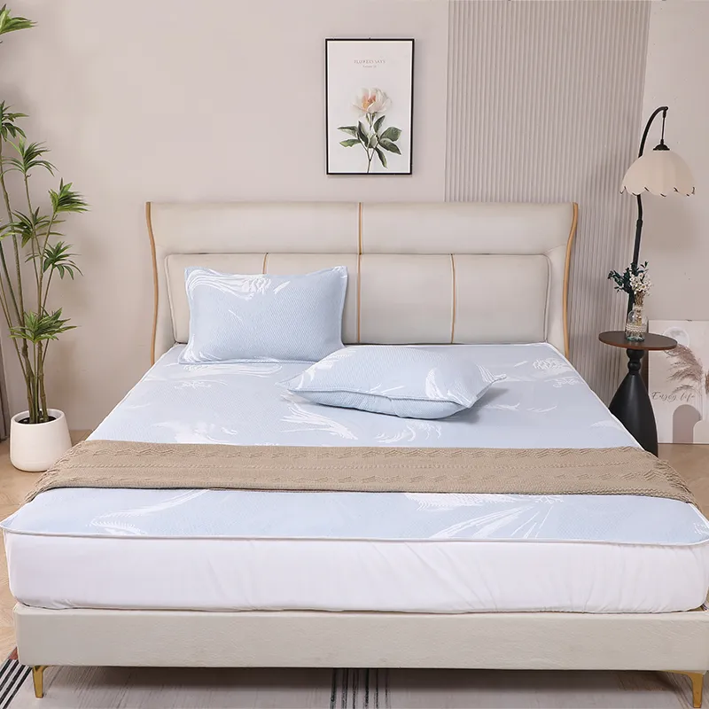 Pattern Collection Ice Silk Mattress Cover