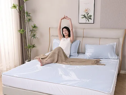 Pattern Collection Ice Silk Mattress Cover
